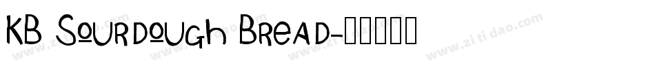 KB Sourdough Bread字体转换